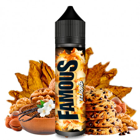 Famous (Classic Blond, Vanille-Keks & Nüsse) - Shortfill Format - Premium by Eliquid France | 50ml