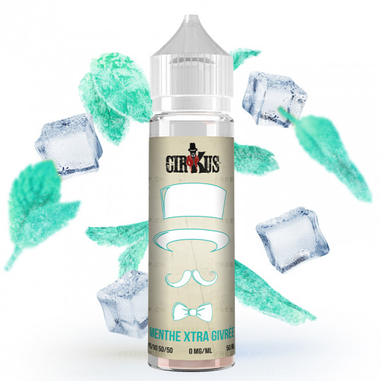 Extra frosted Mint - Cirkus Authentic - VDLV | 50 ml "Shortfill" 60 ml
