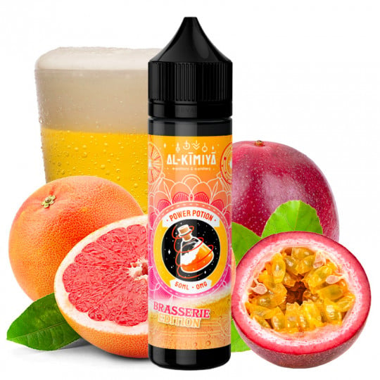 Power Potion Brasserie Edition ( Bier, Grapefruit & Maracuja) - Al-Kimiya | 50 ml "Shortfill 60 ml"