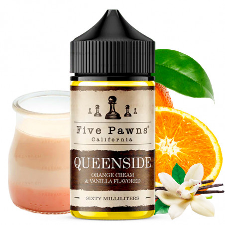 Queenside (Blutorange & Vanillecreme) - Shortfill Format - Five Pawns | 50 ml