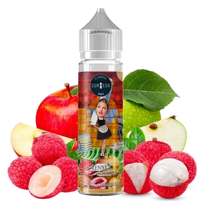 Rennes des Reinettes (apple & lychee) - Hexagone - Curieux - 50ml