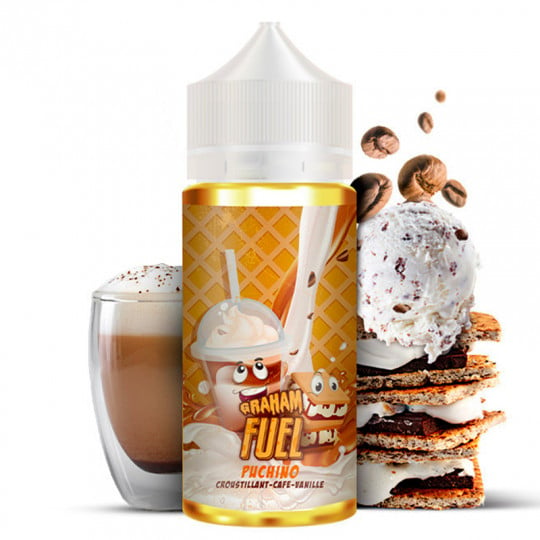 Puchino ( Cappucchino & Vanillekeks) - Graham Fuel by Maison Fuel | 100 ml "Shortfill 120 ml"