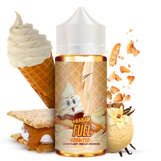 Cornitto (Vanilleeis, Baiser & Waffel) - Graham Fuel by Maison Fuel | 100 ml "Shortfill 120 ml" Cornitto (Vanilleeis, Baiser & Waffel) - Graham Fuel by Maison Fuel | 100 ml "Shortfill 120 ml"