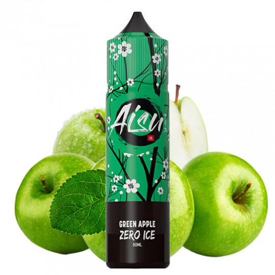Green Apple Zero Ice - Aisu by Zap! Juice | 50 ml "Shortfill 60 ml"