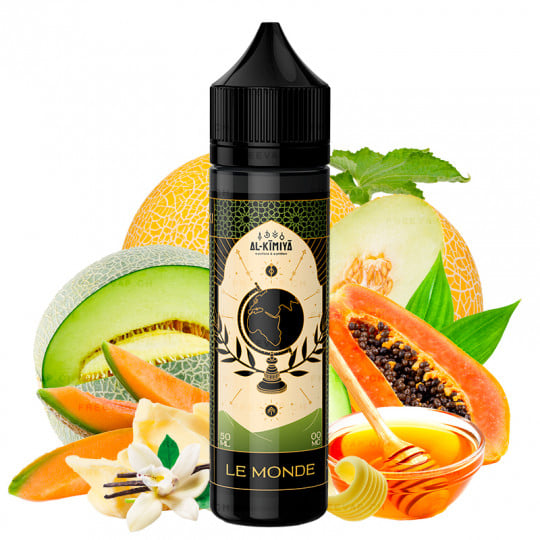 Le Monde (Melone, Papaya, Butter, Vanille & Honig) - Kartomancia by Al-Kimiya | 50 ml "Shortfill 60 ml" Le Monde (Melone, Papaya, Butter, Vanille & Honig) - Kartomancia by Al-Kimiya | 50 ml "Shortfill 60 ml"