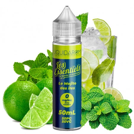 Island Mojito - Shortfill format - Les Essentiels by LiquidArom | 50ml