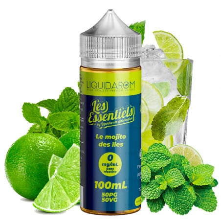 Island Mojito - Shortfill format - Les Essentiels by LiquidArom | 100ml