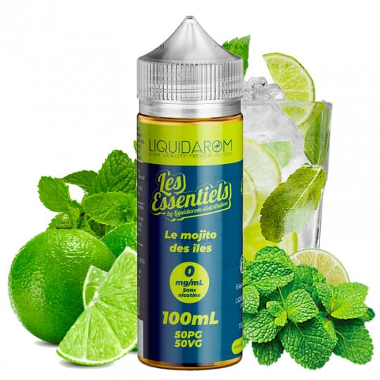 Island Mojito - Shortfill format - Les Essentiels by LiquidArom | 100ml Island Mojito - Shortfill format - Les Essentiels by LiquidArom | 100ml