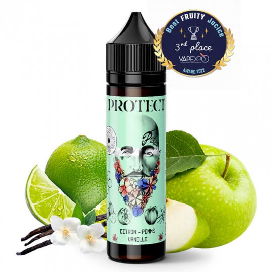 Citron Pomme Vanille - Protect | 50ml "Shortfill 70ml" Citron Pomme Vanille - Protect | 50ml "Shortfill 70ml"