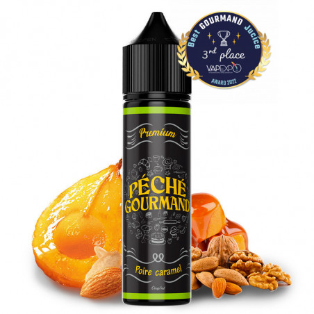 Poire Caramel - Shortfill Format - Péché gourmand by O-Jlab | 50ml