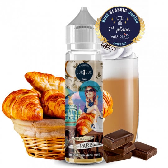 Un Matin À Paris (Kaffee & Croissant) - Édition Hexagone by Curieux | 50ml "Shortfill 70ml"