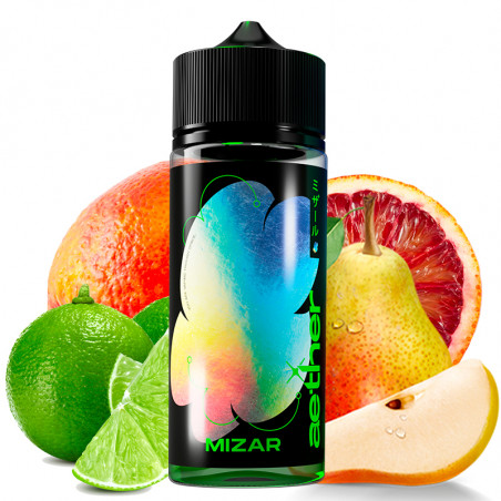 E-Liquid Mizar (Birne, Zitrusfrüchte, Limette & Orange) - ÆTHER | 80 ml "Shortfill 120 ml"