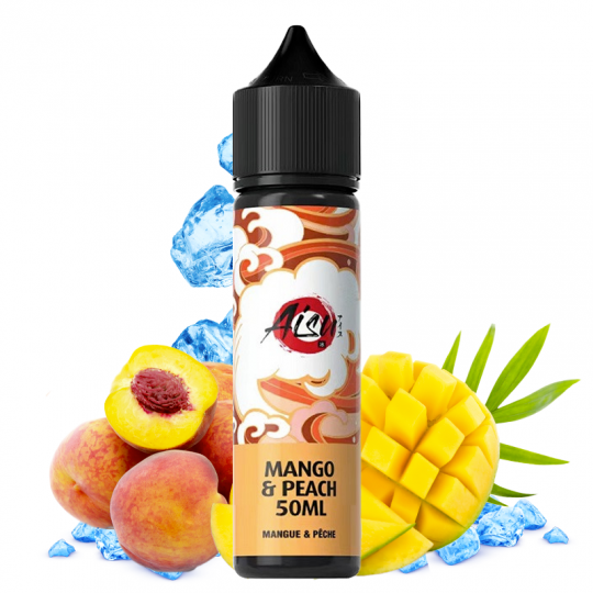 Mango & Peach (Pfirsich & Mango) - Aisu by Zap! Juice | 50 ml "Shortfill 60 ml"