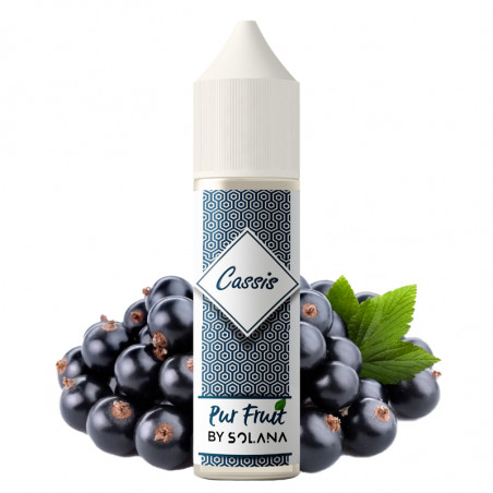 E-liquid Blackcurrant - Pur Fruit by Solana | 50 ml "Shortfill 60 ml"
