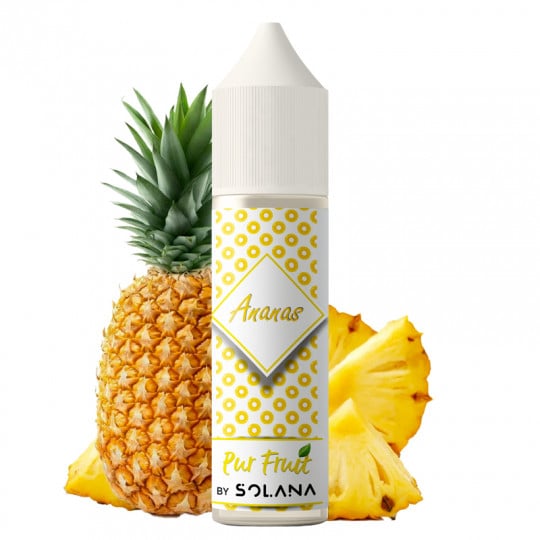 E-liquide Ananas - Pur Fruit by Solana | 50 ml "Shortfill 60 ml"