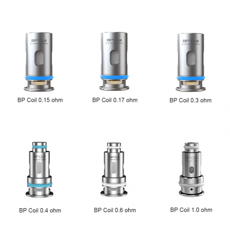 Résistances BP coils - Aspire | Pack x5