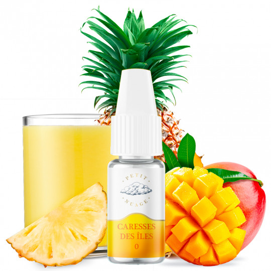 E-Liquid Caresses des îles ( Mango & Ananas) - Petit Nuage | 10 ml
