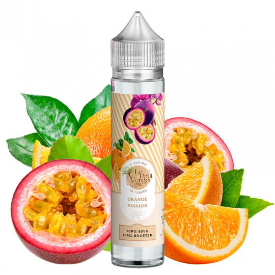 Orange Passion Fruit - Le Petit Verger by Savourea | 50ml "Shortfill 70ml"