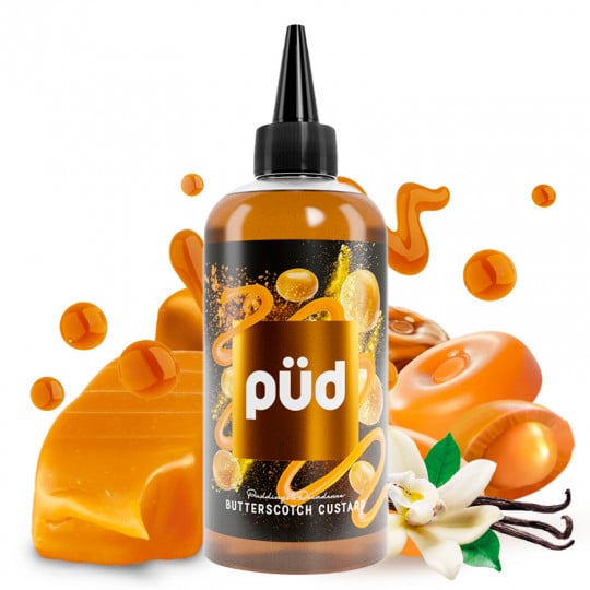Butterscotch Custard - Shortfill Format - Püd by Joe's Juice | 200ml Butterscotch Custard - Shortfill Format - Püd by Joe's Juice | 200ml