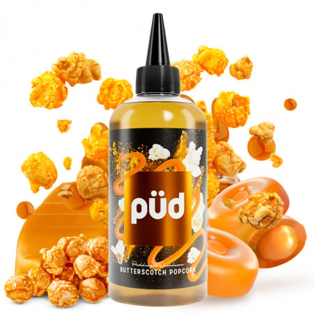 Butterscotch Popcorn - Shortfill Format - Püd by Joe's Juice | 200ml