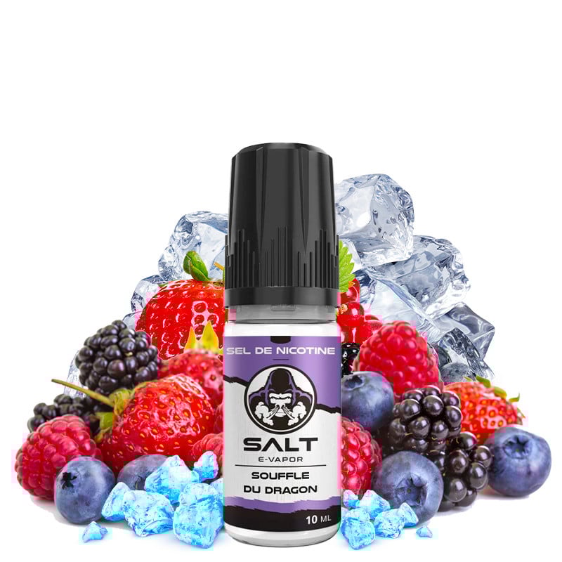 E-liquid Souffle du Dragon (red fruits, freshness) - Nic salts - Salt E Vapor 10 ml