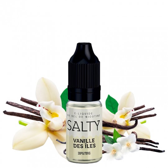Vanille des îles - Sels de Nicotine - Salty | 10ml Vanille des îles - Sels de Nicotine - Salty | 10ml