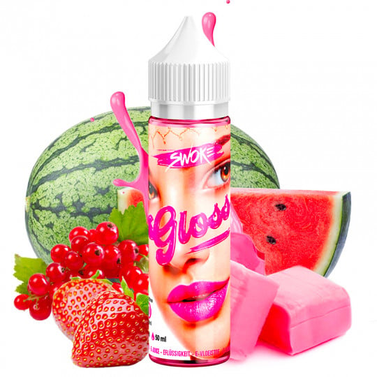 Gloss (Bubble-Gum, Erdbeere, Wassermelone, Johannisbeere) - Shortfill Format - Swoke| 50ml