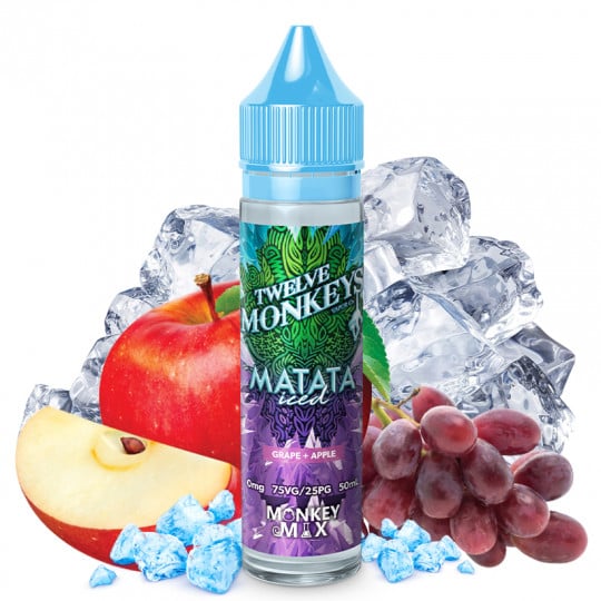 Matata Iced (Traube & Apfel) - Shortfill Format - IceAge Collection by Twelve Monkeys | 50ml