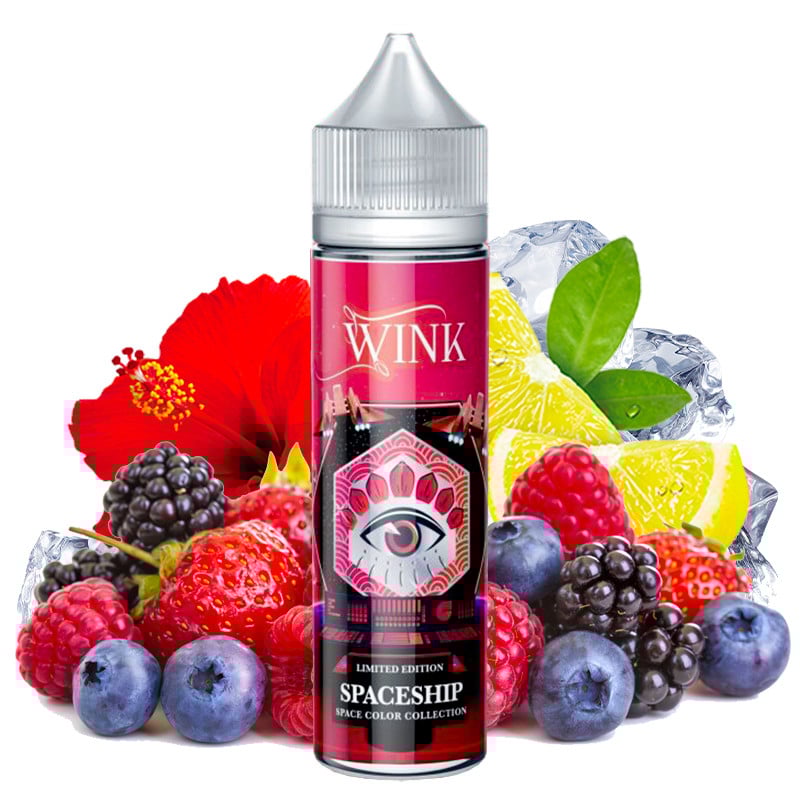 E-Liquid Spaceship (Zitrone, Rote Früchte & Hibiskus) - Shortfill Format - Wink by Made in Vape | 50ml