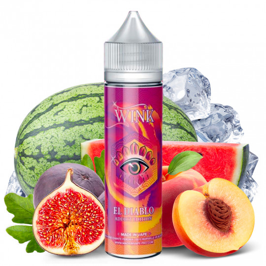 El Diablo (Wassermelone, Kaktus & Pfirsich) - Shortfill Format - Wink by Made in Vape | 50ml