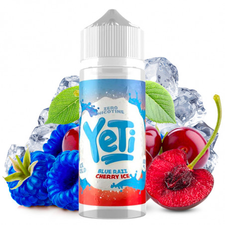 Blue Razz Cherry ( Blaue Himbeere & Kirsche) - Ice Cold by Yeti | 100 ml "Shortfill 120 ml"