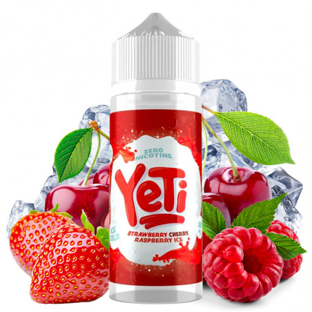 Strawberry Cherry Raspberry - Ice Cold by Yeti | 100 ml "Shortfill 120 ml"
