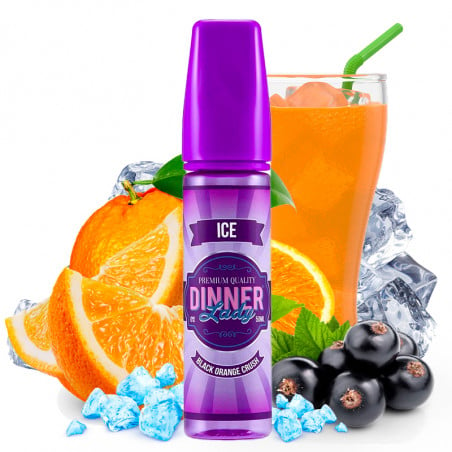 Black Orange Crush Ice - Shortfill Format - Dinner Lady | 50ml