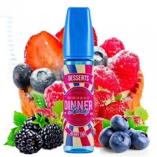 Berry Tart - Shortfill format - Dinner Lady | 50ml Berry Tart - Shortfill format - Dinner Lady | 50ml