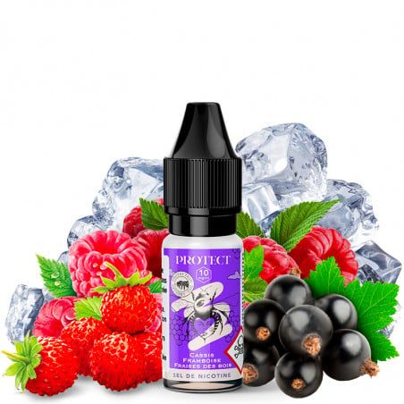 Schwarze Johannisbeere Himbeere Walderdbeere - Nikotinsalze - Protect | 10 ml