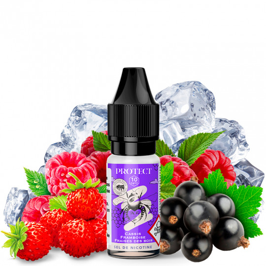 Blackcurrant Raspberry Wild strawberry - Nicotine Salts - Protect | 10 ml Blackcurrant Raspberry Wild strawberry - Nicotine Salts - Protect | 10 ml