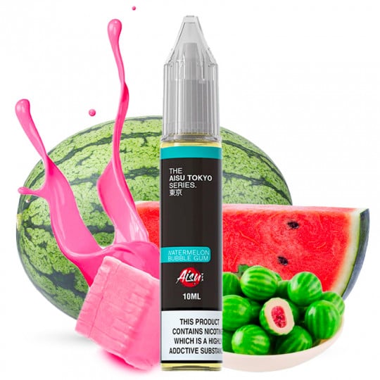 Watermelon Bubblegum - Nicotine Salts - Aisu Tokyo Series by Zap! Juice | 10ml