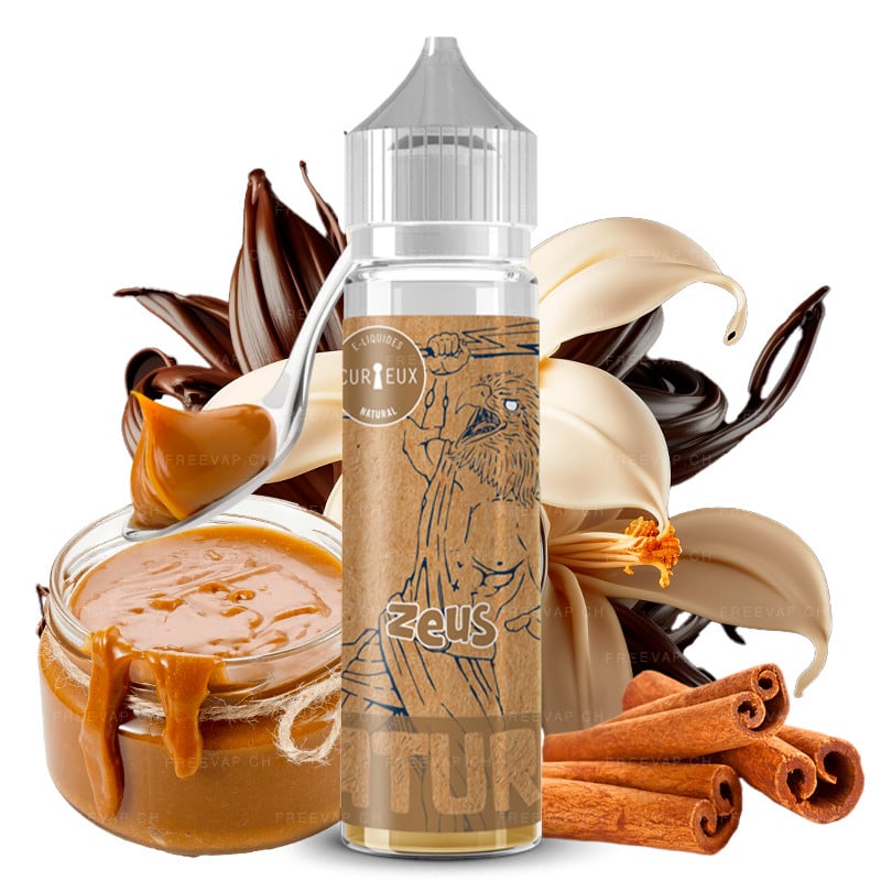 E-Liquid Natural Zeus (Milch, Vanille, Zimt) 50ml Natural by Curieux