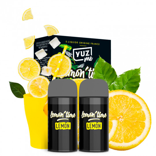 Cartouches Yuz Me - Lemon - Yuz by Eliquid France | Pack x2