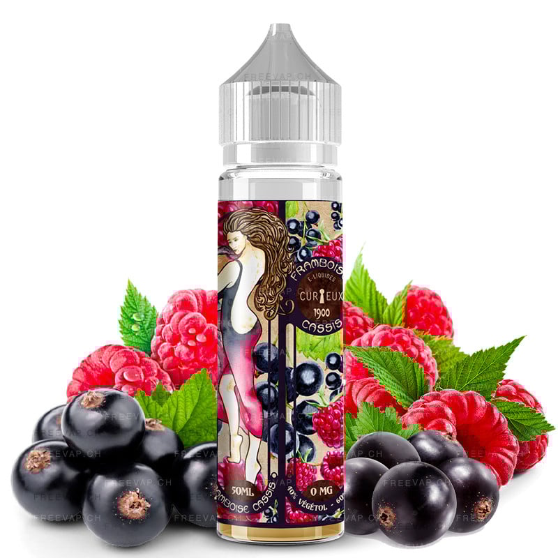 Raspberry blackcurrant eliquid 50ml edition 1900 by curieux