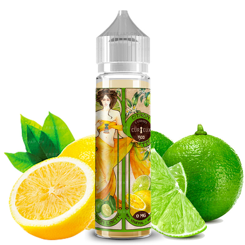 Eliquide citron limette 50ml édition 1900 by curieux