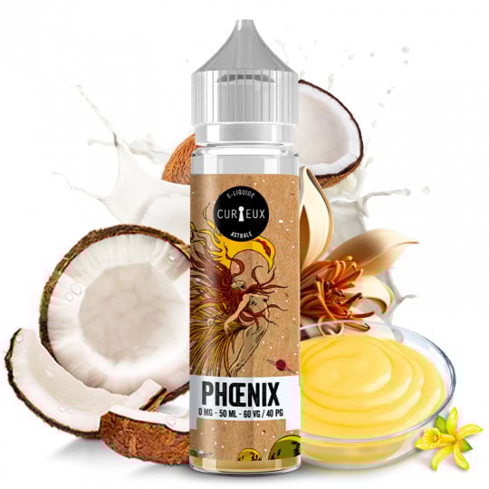 Phoenix - Shortfill Format - Édition Astrale by Curieux | 50ml Phoenix - Shortfill Format - Édition Astrale by Curieux | 50ml