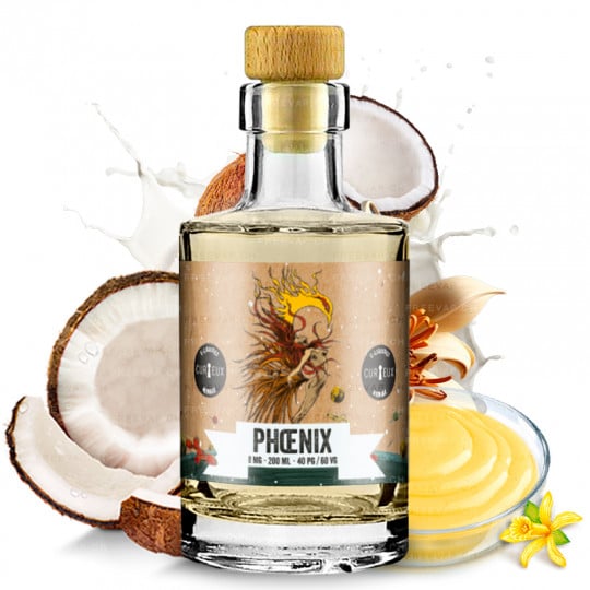 Phoenix - Shortfill Format - Édition collector - Curieux | 200 ml Phoenix - Shortfill Format - Édition collector - Curieux | 200 ml