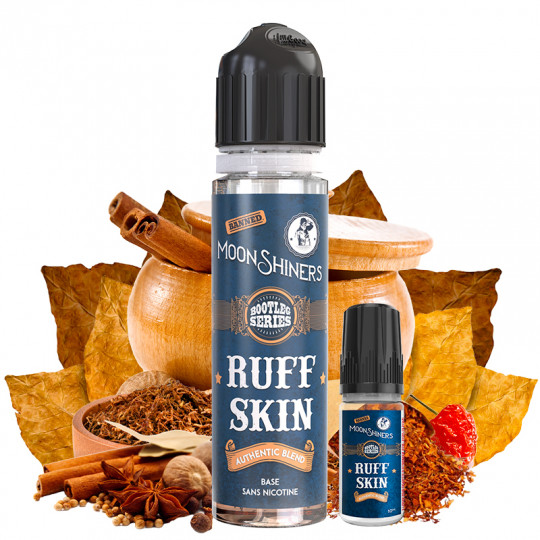 Ruff Skin Authentic Blend - Bootleg Series by Moonshiners | 50ml "Shortfill 60ml with nicotine"