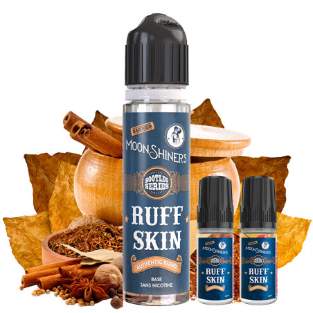 Ruff Skin Authentic Blend - Bootleg Series by Moonshiners | 50ml "Shortfill 60ml with nicotine"