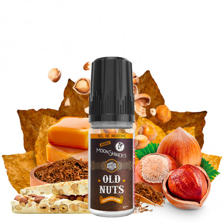 Old Nuts Authentic Blend ( Burley, Vanille, Haselnuss & Karamell) - Nikotinsalz - Bootleg Series by Moonshiners | 10ml