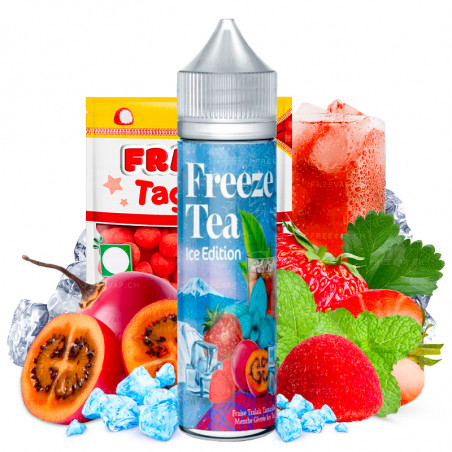 Tagada-Erdbeere Tamarillo Eisminze Eistee - Shortfill Format - FreezeTea by Made in Vape | 50ml