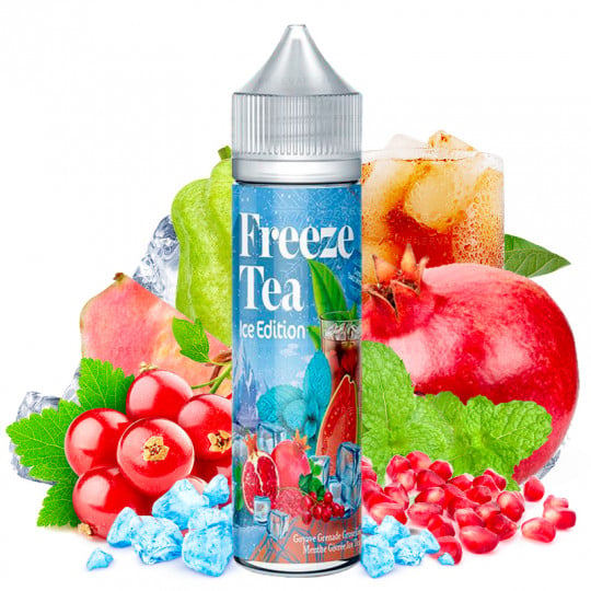 Guave Granatapfel Johannisbeere Eisminze Eistee - Shortfill Format - FreezeTea by Made in Vape | 50ml