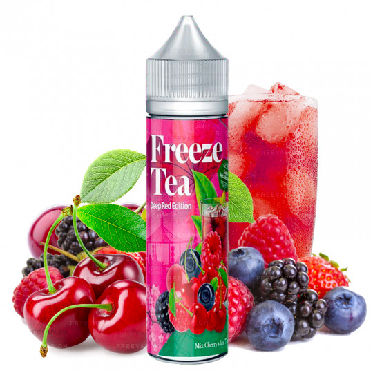 Mix Cherry's Ice Tea - Shortfill Format - FreezeTea by Made in Vape | 50ml