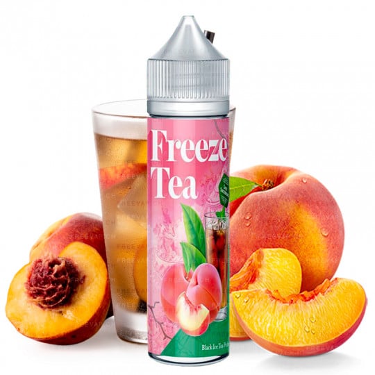Black Ice Tea Pfirsich - Shortfill Format - FreezeTea by Made in Vape | 50ml